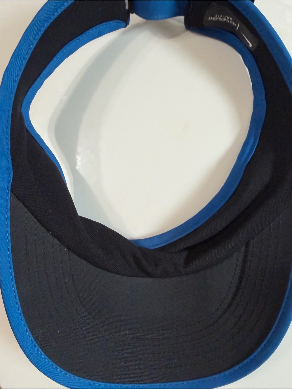 Nike Blue and Black Featherlight Dri-FIT Visor - Picture 4 of 5